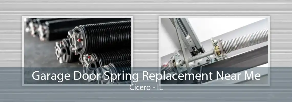 Garage Door Spring Replacement Near Me Cicero - IL